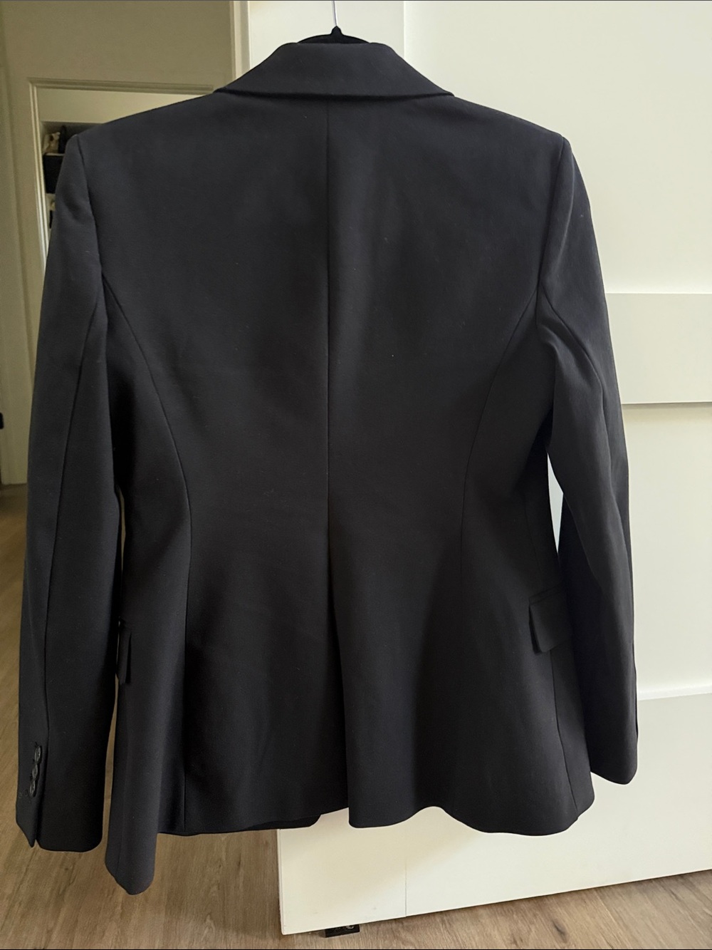 Theory Black Tailored Single-Button Blazer - Picture 3 of 5